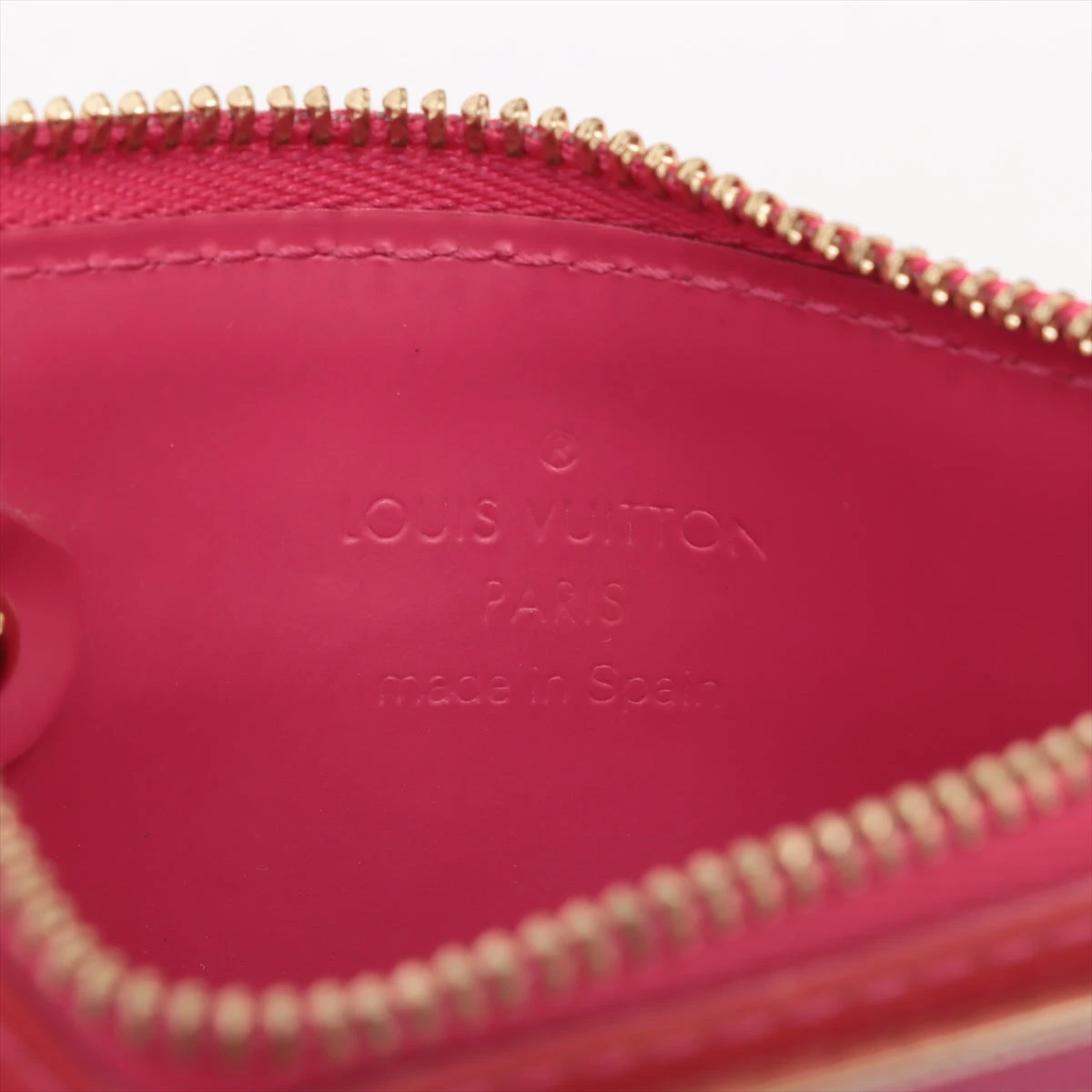 ヴィトン ヴェルニ ポシェットクレ M91737 ルージュグルナディーヌ