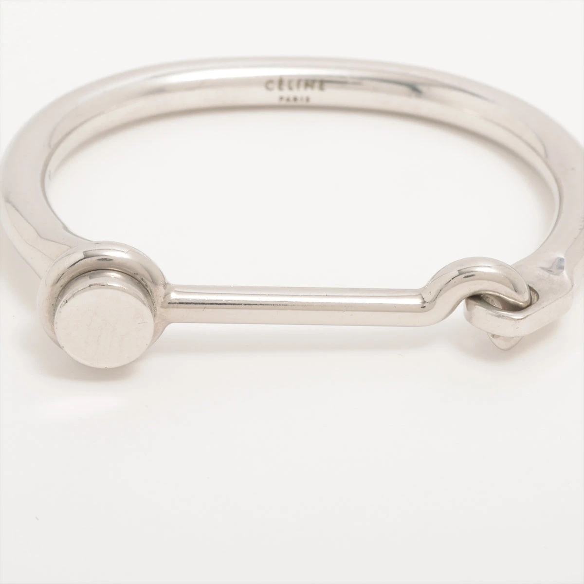 ◇セリーヌ◇メタル/ノット/バングル/ブレスレット/ブランド/シルバー 中古・古着通販】CELINE (セリーヌ) ノットバングル シルバー