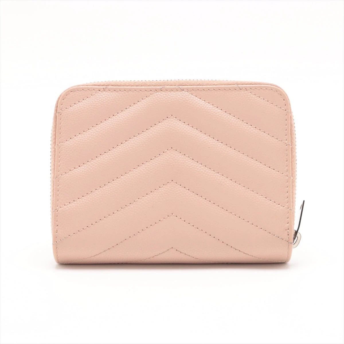 サンローランパリ Vステッチ 二つ折り財布 コンパクトウォレット ベージュ 66bcae457484f.webp