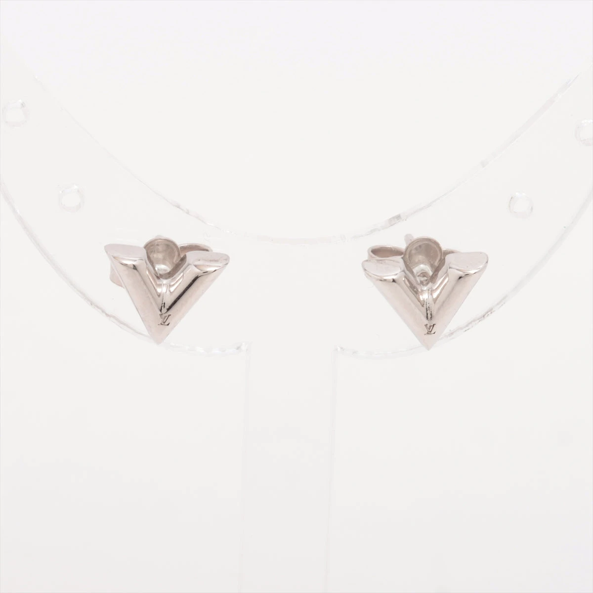 ヴィトン エセンシャルV  ピアス(両耳用) GP シルバー M63208 LOUIS VUITTON ルイヴィトン ピアス・エセンシャル V シルバー