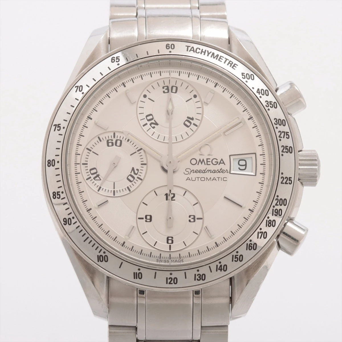 オメガ スピードマスター 3513.30 動作確認 中古)OMEGA オメガ スピードマスター デイト 3513.30 シルバー