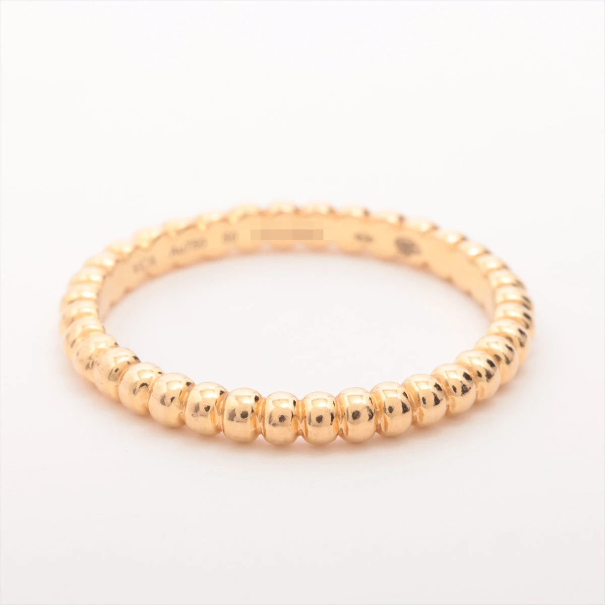 ヴァンクリーフ＆アーペル　Van Cleef & Arpels ペルレ 50 ヴァンクリーフ&アーペル ペルレ リング 750(YG) 2.1g 50 VCARN95Q50