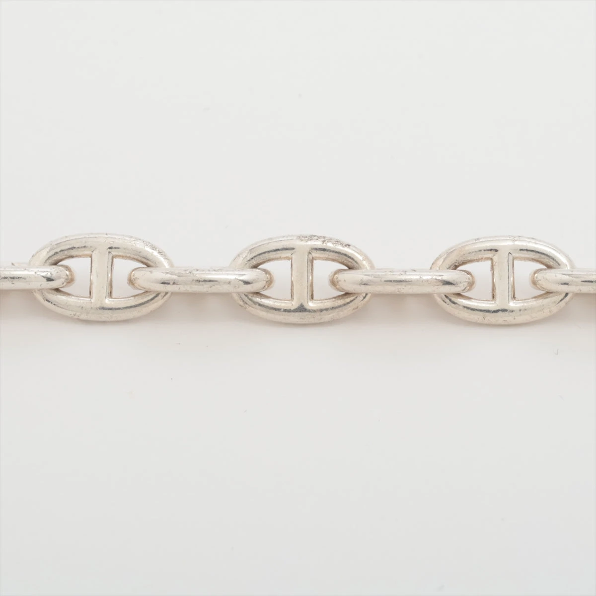 【新品未使用】　超希少　エルメス　シェーヌダンクル　TPM シルバー　25コマ HERMES エルメス ネックレス シェーヌダンクル TPM 初期 64コマ