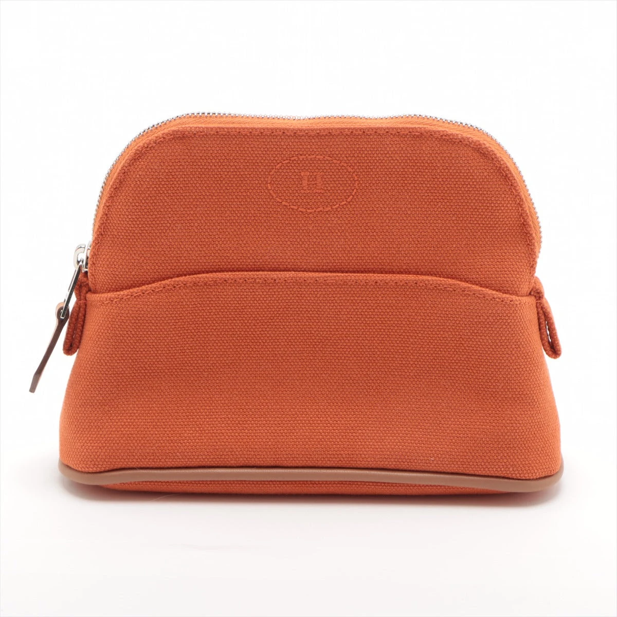 ★HERMES/エルメス★ボリードポーチ・20・コットン・シルバー金具・ロゴ刺繍 h103774m02-2.jpg