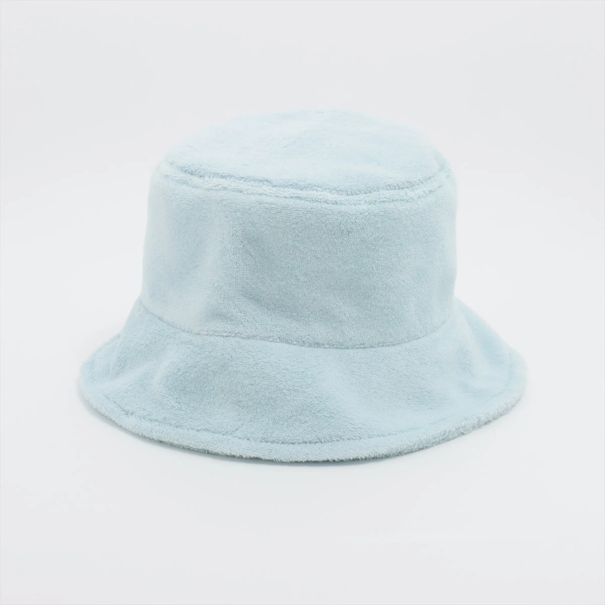 【正規品】ミュウミュウ　水色　バケットハット miu miu（ミュウミュウ） ハット 帽子 バケハ ラフィアハット 5HC287