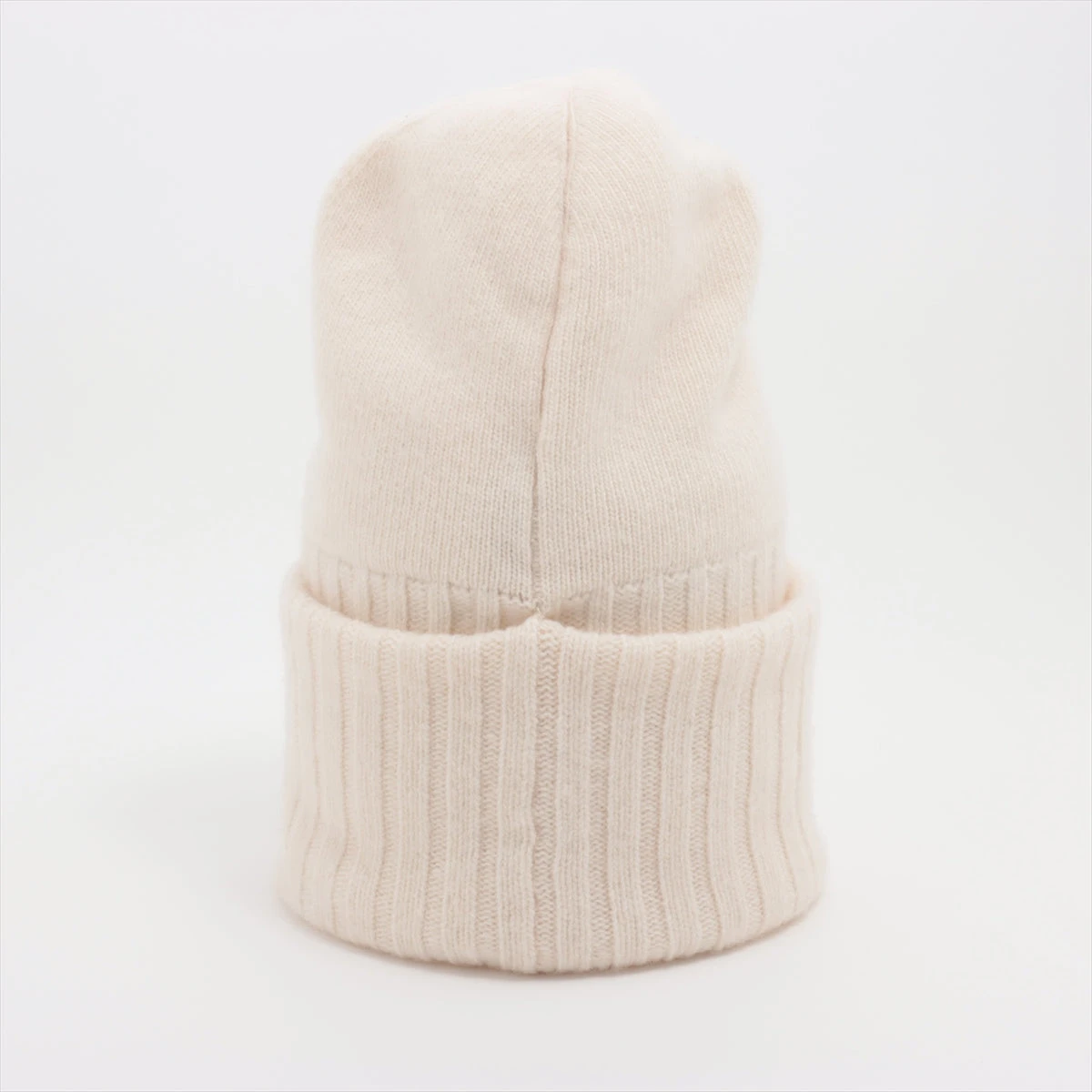 モンクレール BERRETTO TRICOT ニットキャップ ウール アイボリー