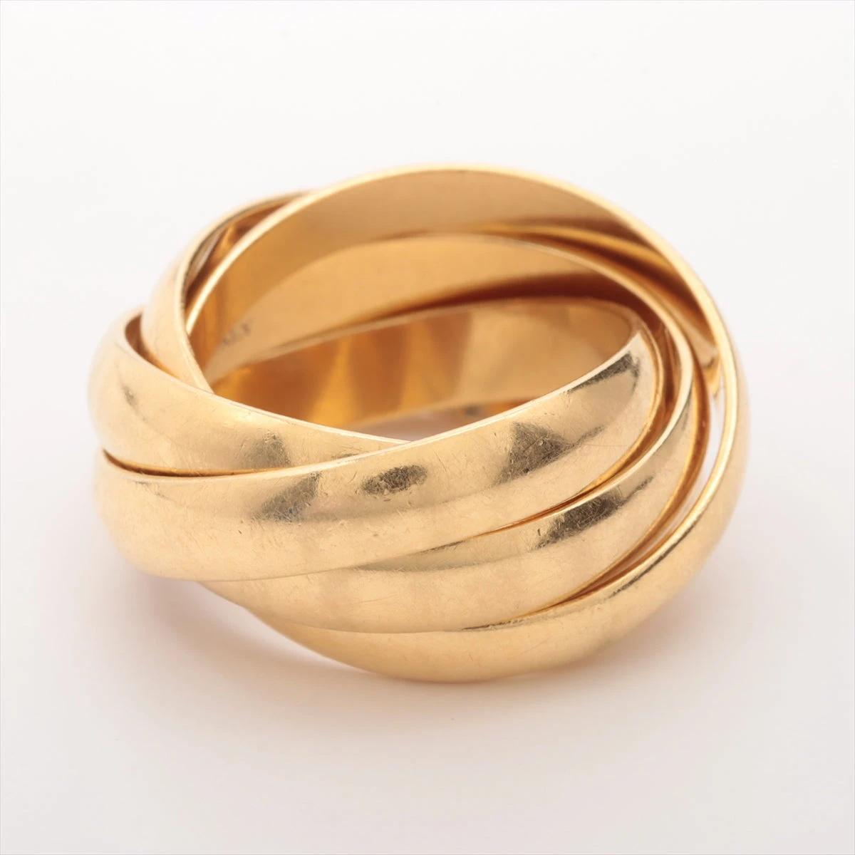 【正規品】ティファニーリング ティファニー メロディ リング 750(YG) 17.2g A3494472｜中古