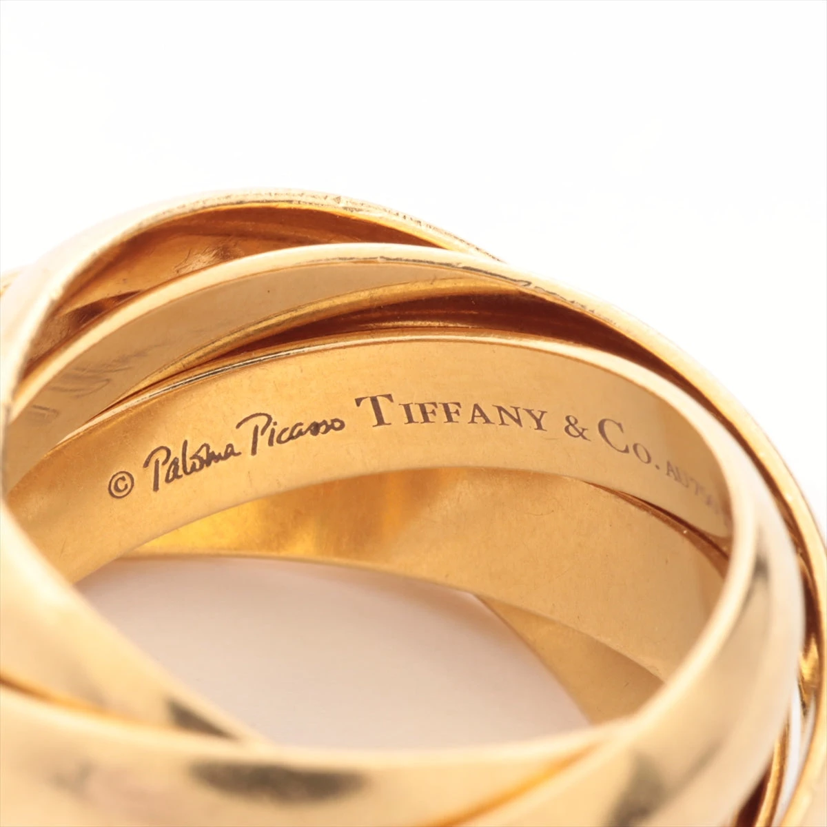 Tiffany & Co. リング　メロディ ティファニー メロディ リング 750(YG) 17.2g A3494472｜中古ブランド