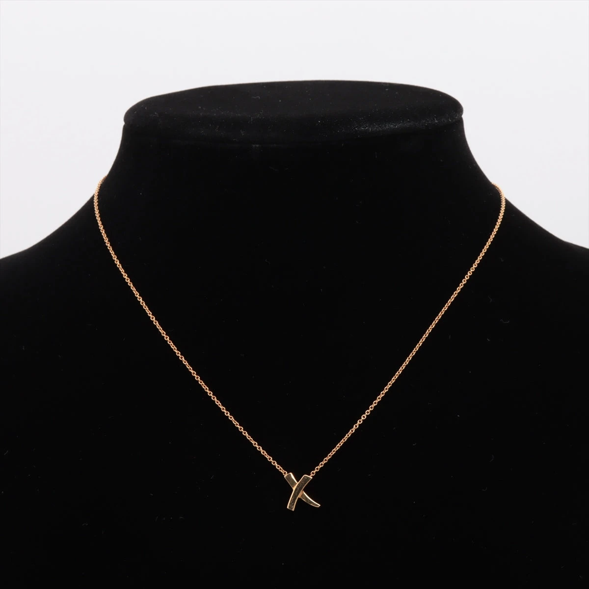 ティファニー キス ネックレス 750(YG) 2.4g A3493558｜中古ブランド品