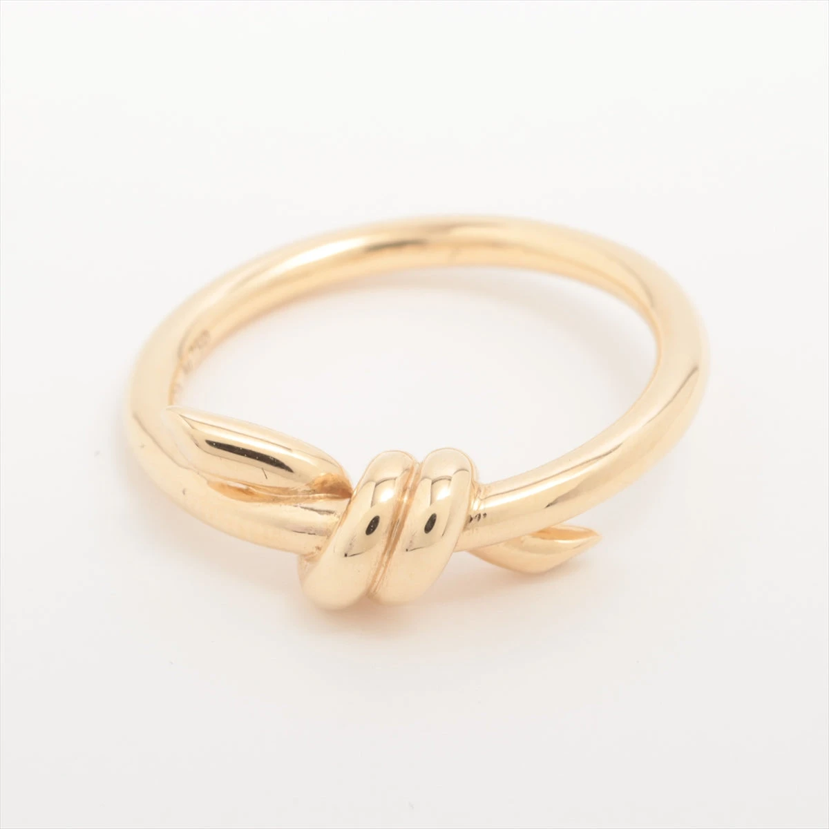 ティファニー ノットリング 750 yg 15号