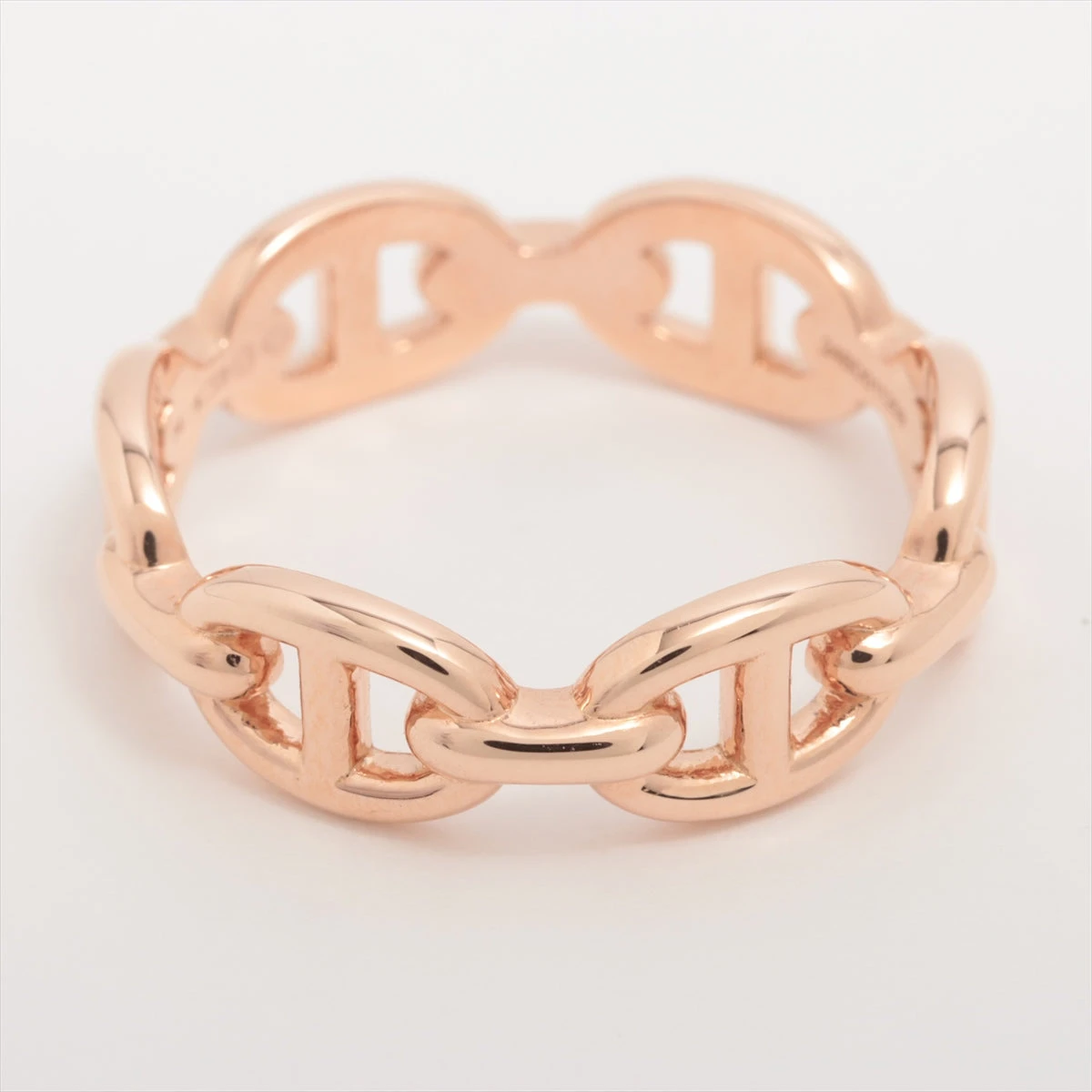 エルメス シェーヌダンクル アンシェネ リング 750(PG) 4.3g 54