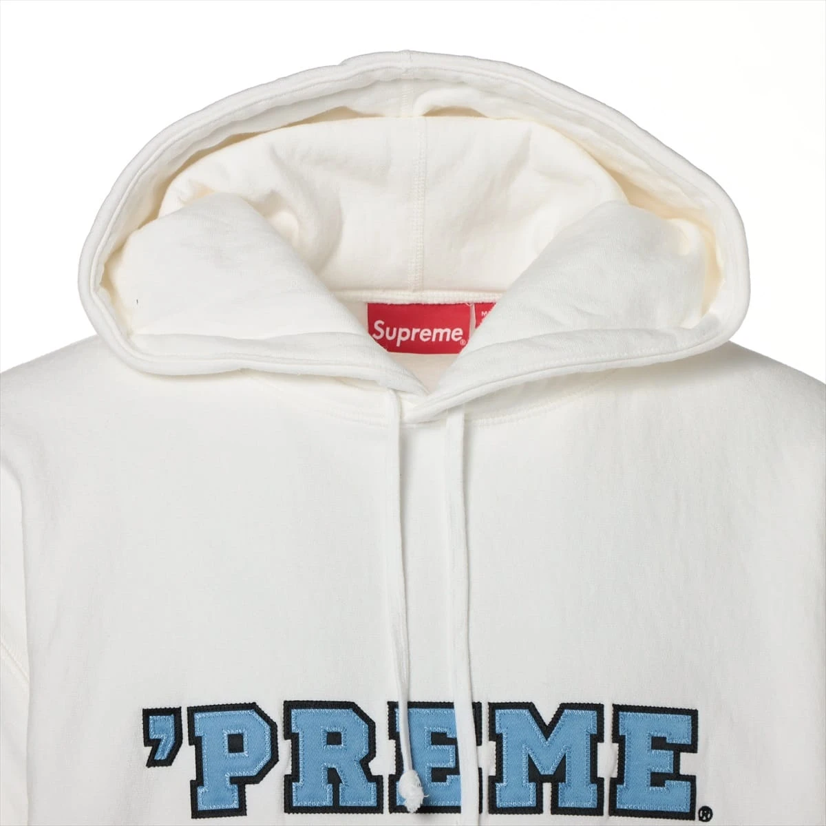 シュプリーム 22AW コットン パーカー L ホワイト Preme Hooded