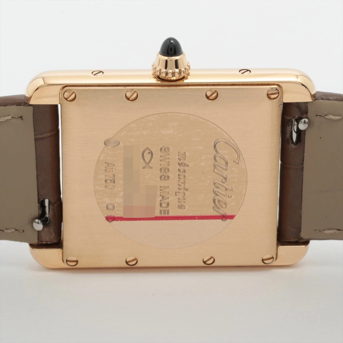 カルティエ タンクルイLM WGTA0059 4369114227BX 750×革 手巻き