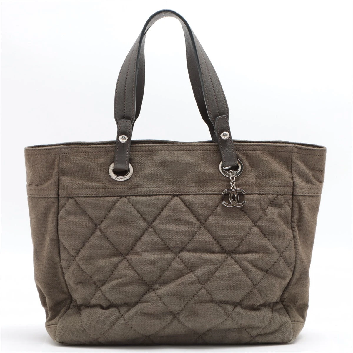 シャネル　パリビアリッツ　トートバッグ　MM CHANEL パリビアリッツ MM トートバッグ ブラック シルバー