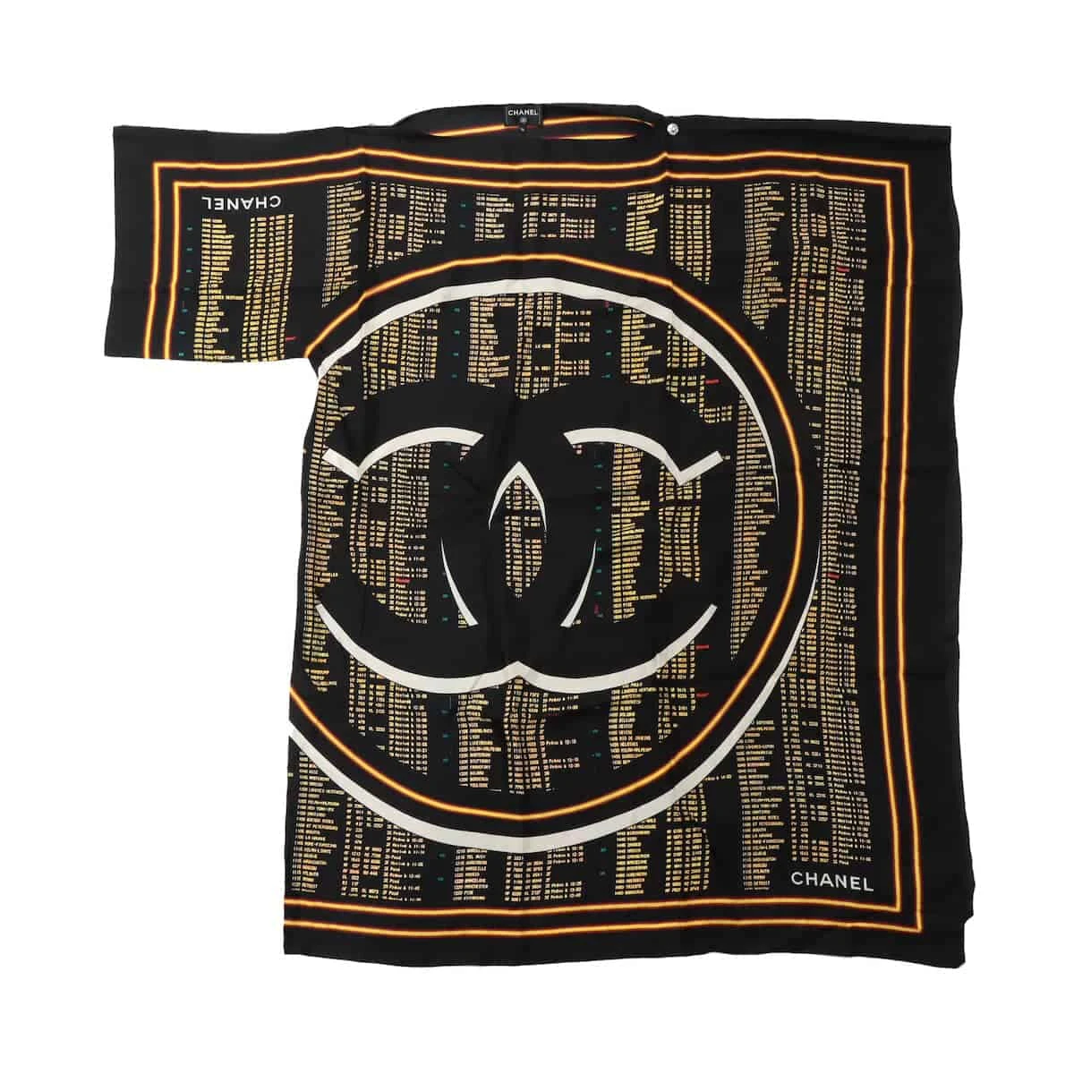 美品　CHANEL シャネル　金ボタン　40 カシミヤ混　シルク　スカート CHANEL - 極美品 Vintage シャネル CHANEL スーツ セットアップ