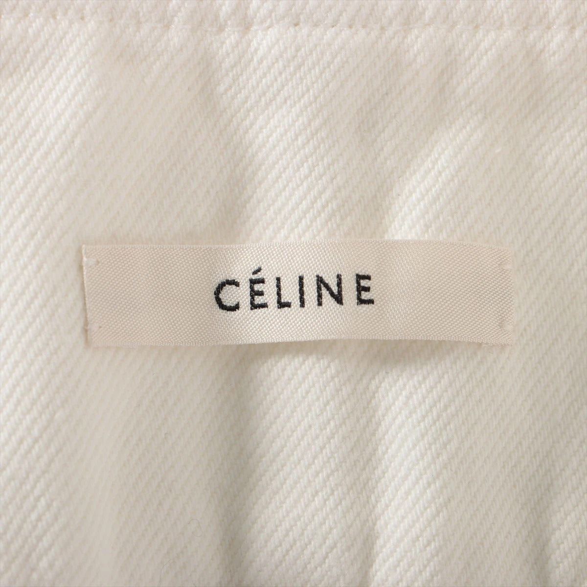 セリーヌ　フィービー　ホワイト　スカート CELINE - セリーヌ スカート ギャザースカート フィービー期