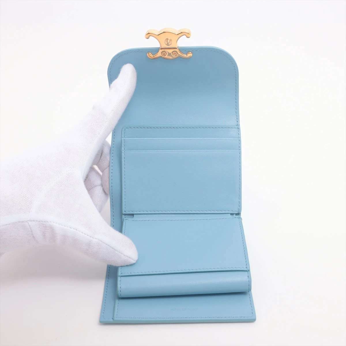 セリーヌ トリオンフ スモールフラップウォレット レザー 財布