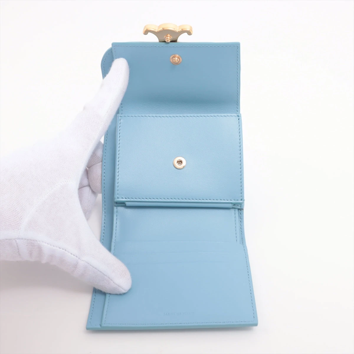 セリーヌ トリオンフ スモールフラップウォレット レザー 財布