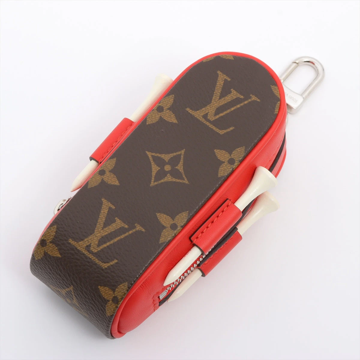 Louis Vuitton レザーボールケース レッド Louis Vuitton レザーボールケース レッド