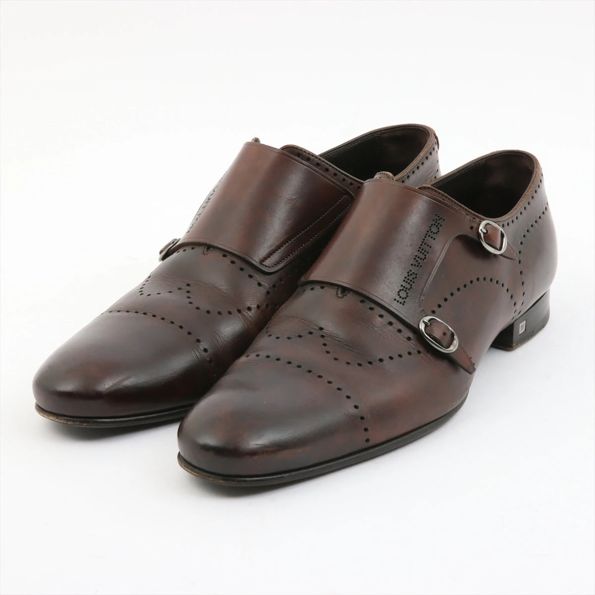 ヴィトン 10年 レザー レザーシューズ 8 1/2 メンズ ブラウン ST1110