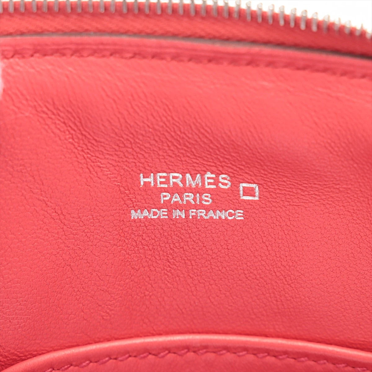 エルメス ミニボリード1923 クロコ ルージュインディアン