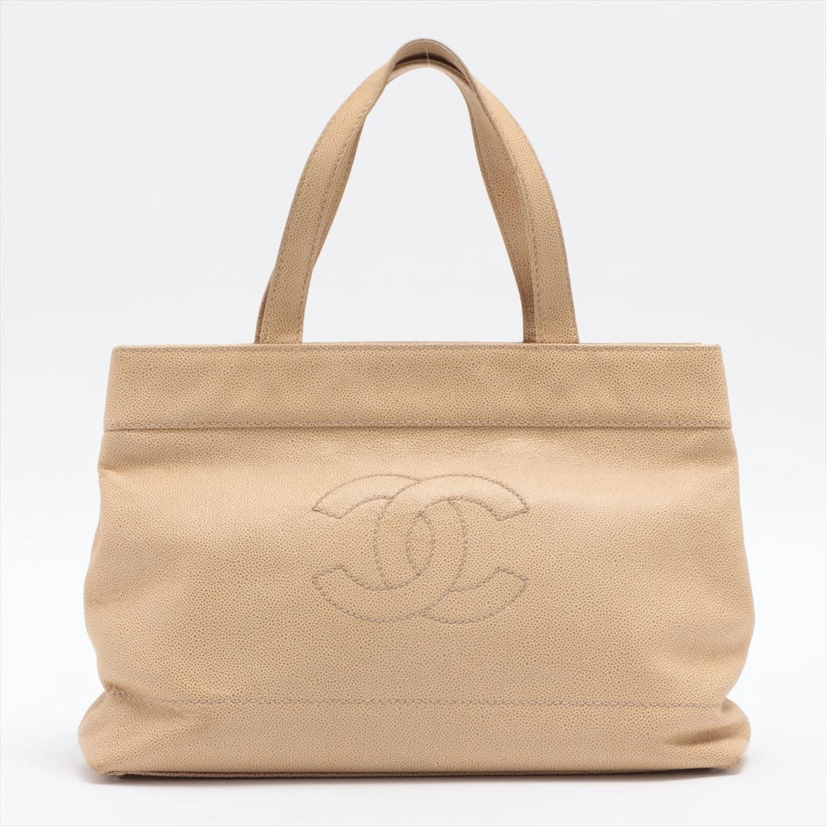 【希少】シャネル トートバッグ 復刻トート ラムスキン ゴールド金具 ベージュ キャビアスキン シャネル CHANEL 復刻 トート バッグ ベージュ