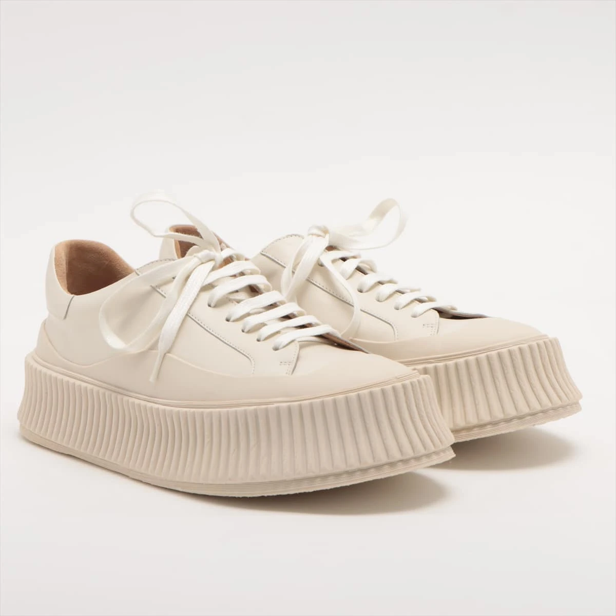 ジルサンダー 22SS レザー スニーカー 39 ユニセックス ベージュ