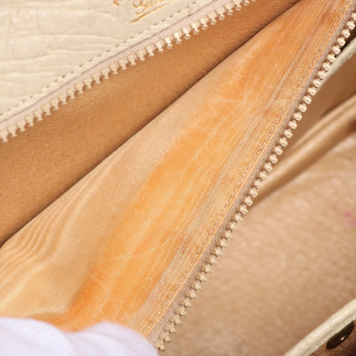 グッチ オールドグッチ バンブー オーストリッチ ハンドバッグ