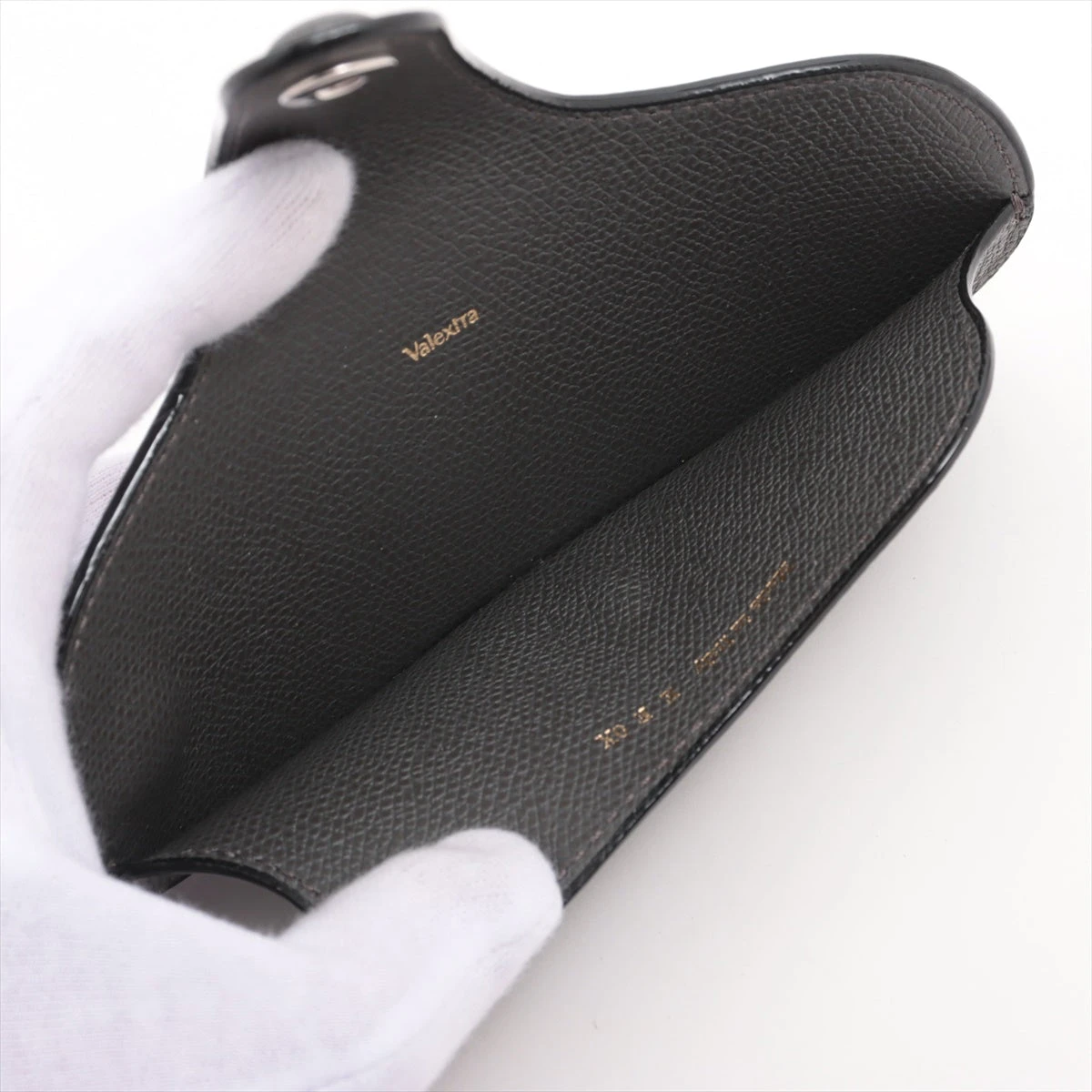 ヴァレクストラ レザー メガネケース グレー A3505811｜中古