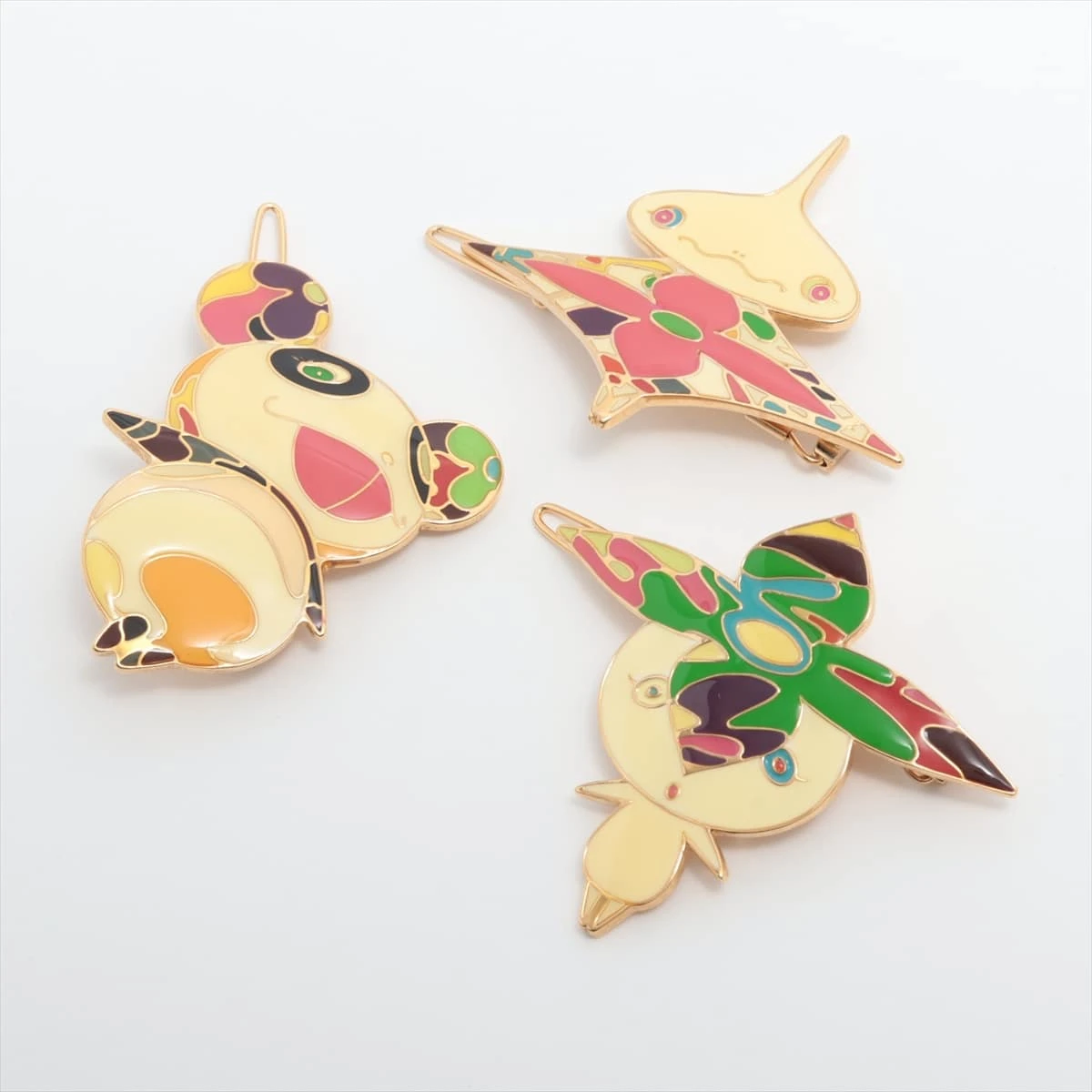 ヴィトン×村上隆 M92595 村上隆 キャラクターズ ヘアクリップ GP