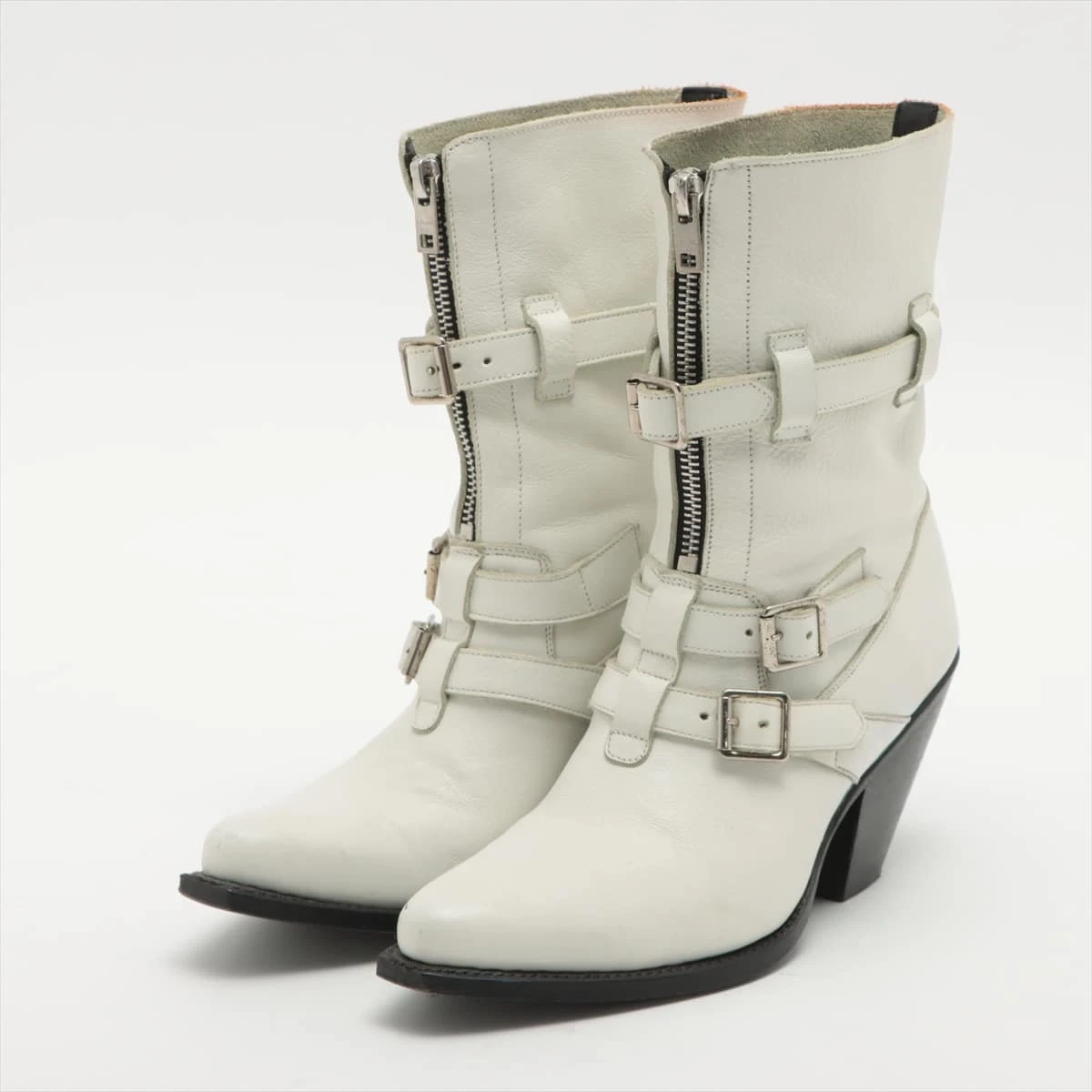 CELINE(セリーヌ)19SS ベルリンブーツ 19SS celine セリーヌ レザーベルリンブーツ 42 エディスリマン