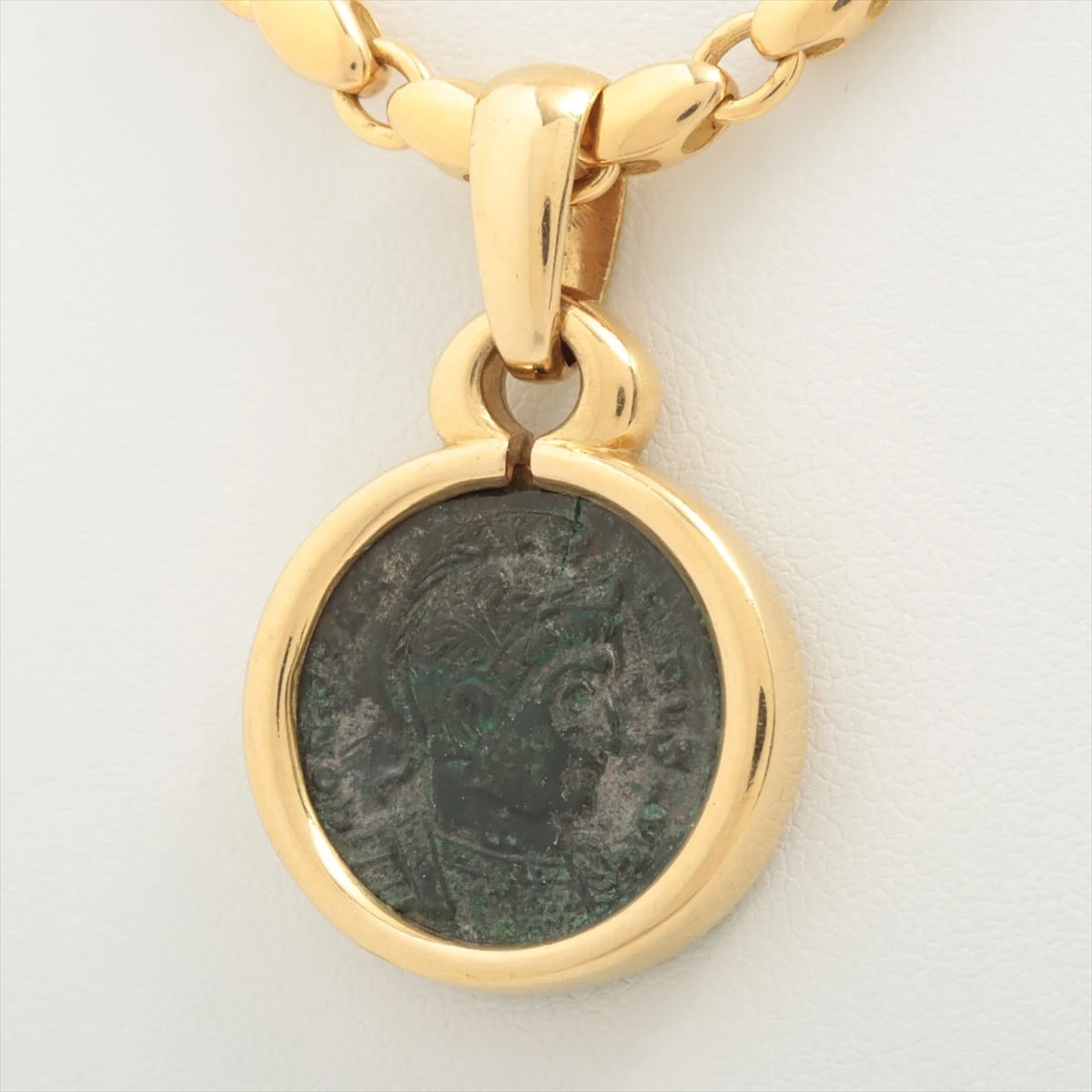 ブルガリ モネーテ ネックレス 750(YG) 45.9g PI027972｜中古