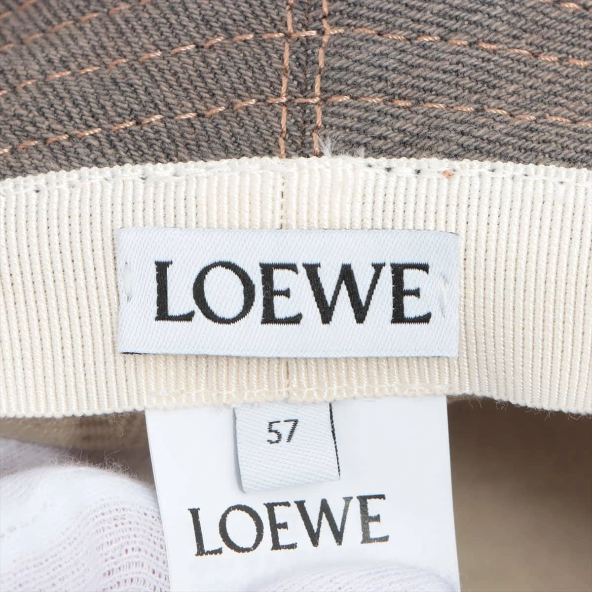 新品未使用『LOEWE』デニムハット　グレー ロエベ バケットハット デニム グレー A1701601｜中古ブランド品