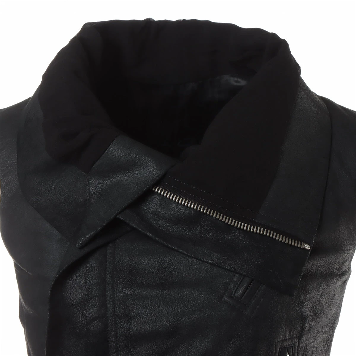 リックオウエンス レザー ベスト ITA38 ブラック RP7713 スレが