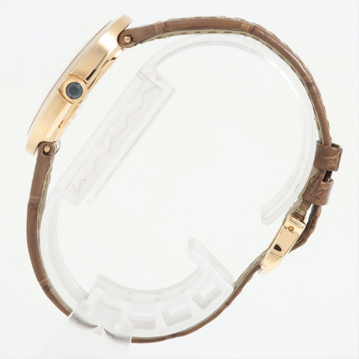 カルティエ CARTIER ベニュワールSM レディース クォーツ 腕時計 PG/革 シルバー文字盤 W8000007 美品 新入荷 CA0436 Cartier - カルティエ CARTIER ベニュワールSM レディース クォーツ