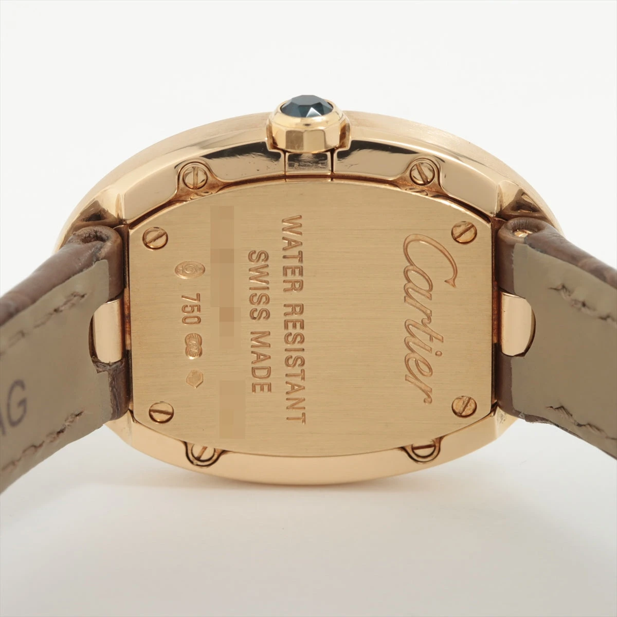 カルティエ CARTIER ベニュワールSM レディース クォーツ 腕時計 PG/革 シルバー文字盤 W8000007 美品 新入荷 CA0436 Cartier - カルティエ CARTIER ベニュワールSM レディース クォーツ