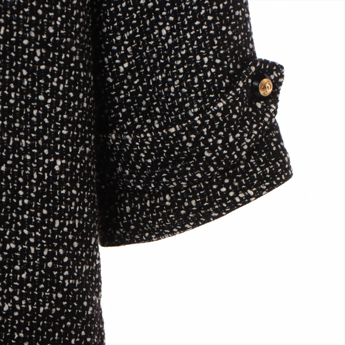 r*e様 【希少】 CHANEL シャネル ココボタン ナイロン ミドルコート シャネル ココボタン ナイロン×ポリウレタン コート 40