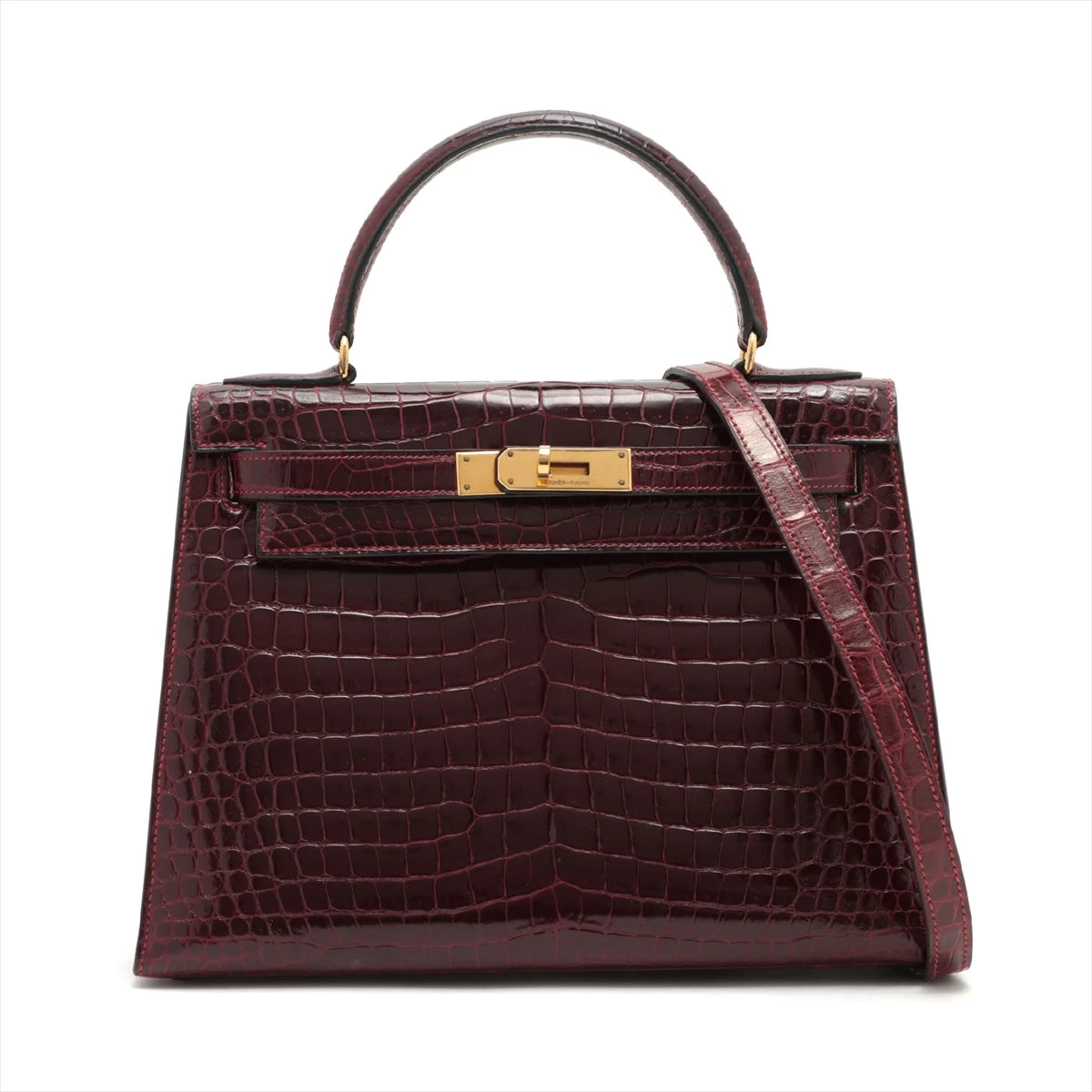 HERMES - エルメス  ケリーストラップ   アリゲーター  ヴェール   シ エルメス ケリーストラップ アリゲーター ヴェール シ（HERMES
