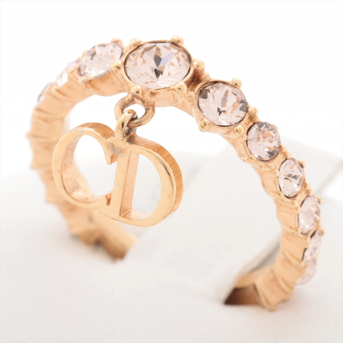 ディオール Clair D Lune GP×ラインストーン ピンクゴールド