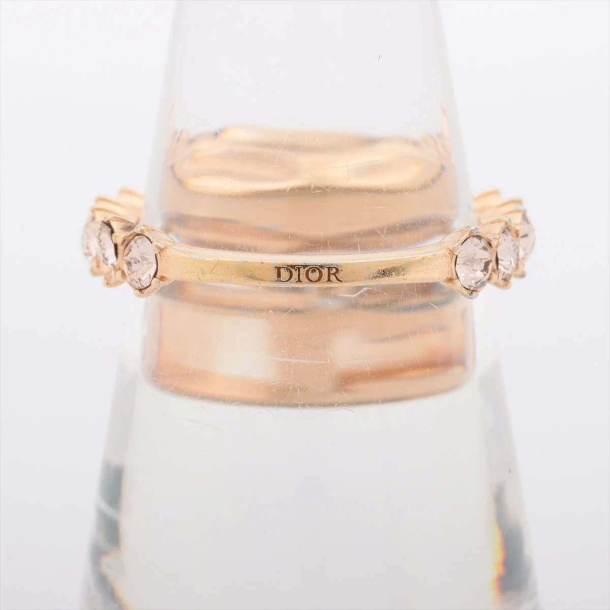 ディオール Clair D Lune GP×ラインストーン ピンクゴールド