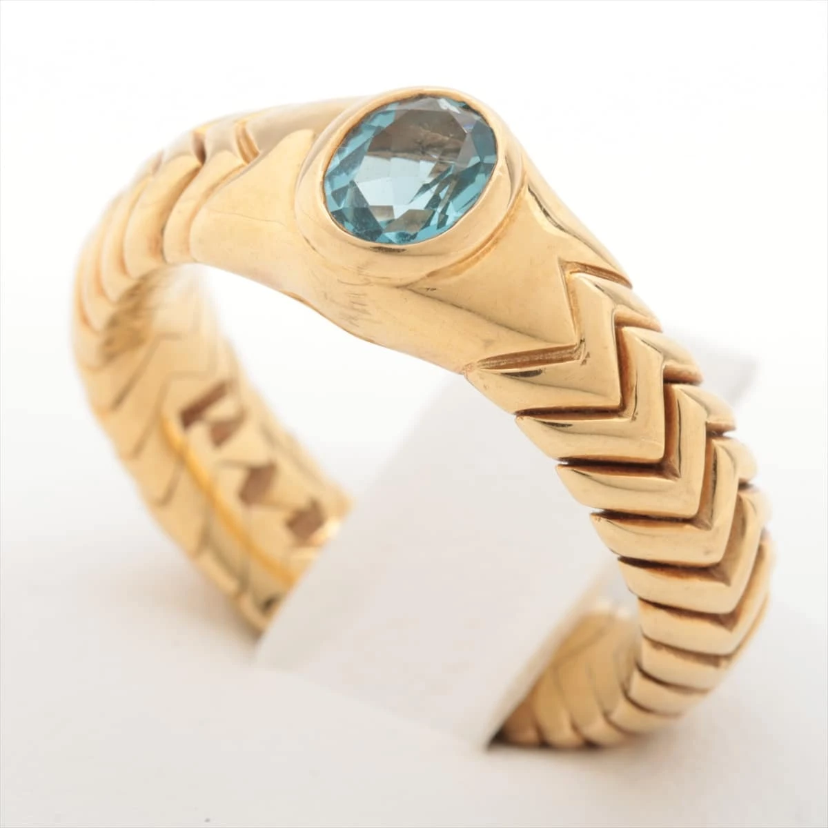 ブルガリ ブルートパーズ リング 750(YG) 11.1g OZ024314｜中古  