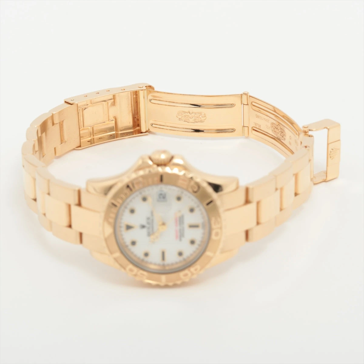 ロレックス ヨットマスター 169628 オイスターブレスレット 白 ドット