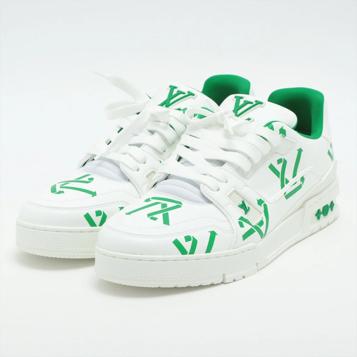 ヴィトン LVトレイナーライン レザー 8 ホワイト メンズ スニーカー