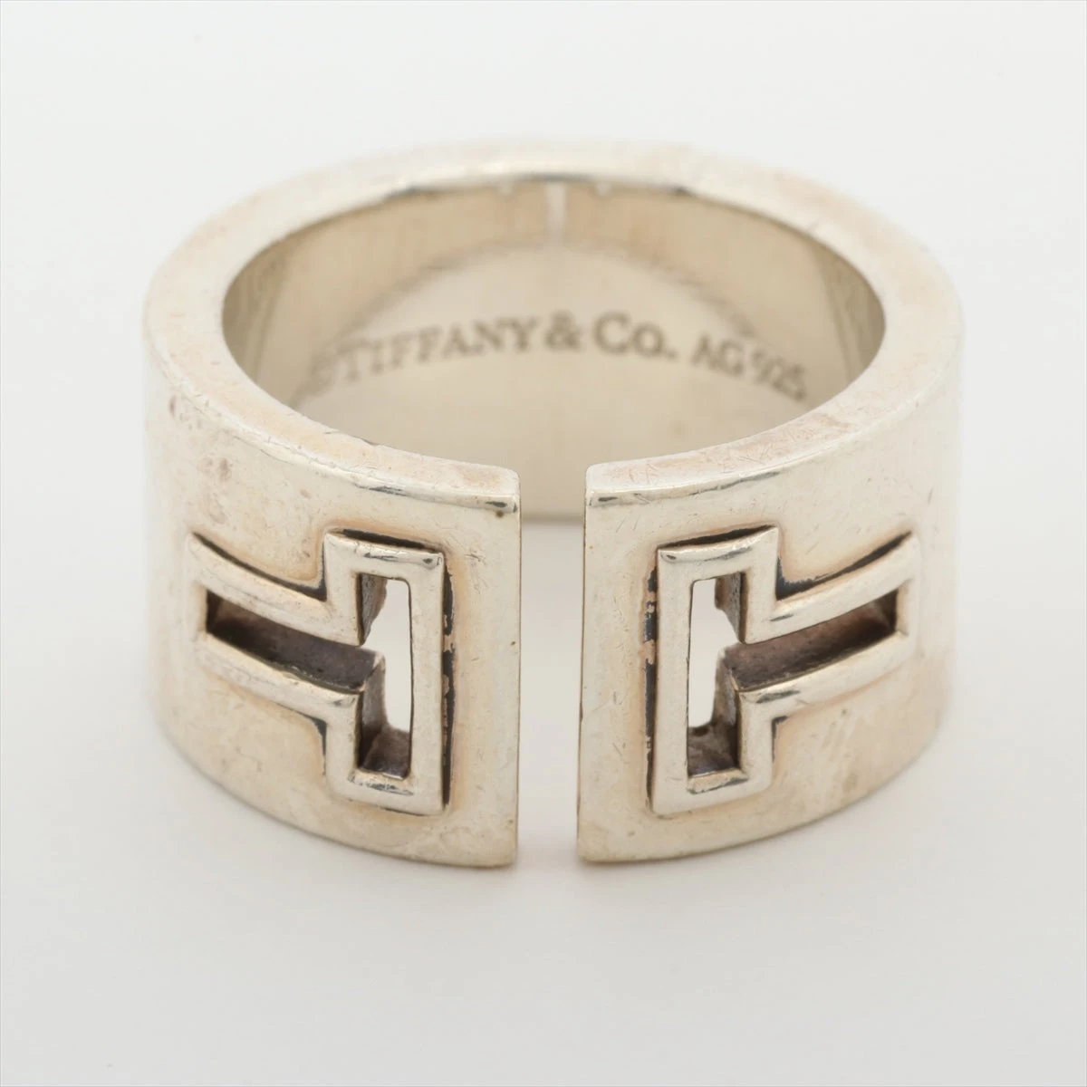 TIFFANY&Co. ティファニー T カット アウト リング 10号 925 ティファニー Tカットアウト リング 925 11.1g シルバー キズ