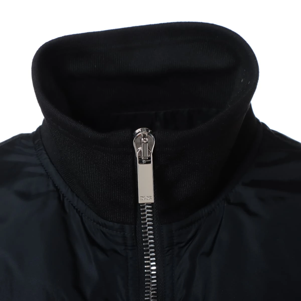 Dior ディオール ビー ブルゾン 46 ナイロン ジャケット ディオール ナイロン ブルゾン 46 メンズ ブラック×ネイビー