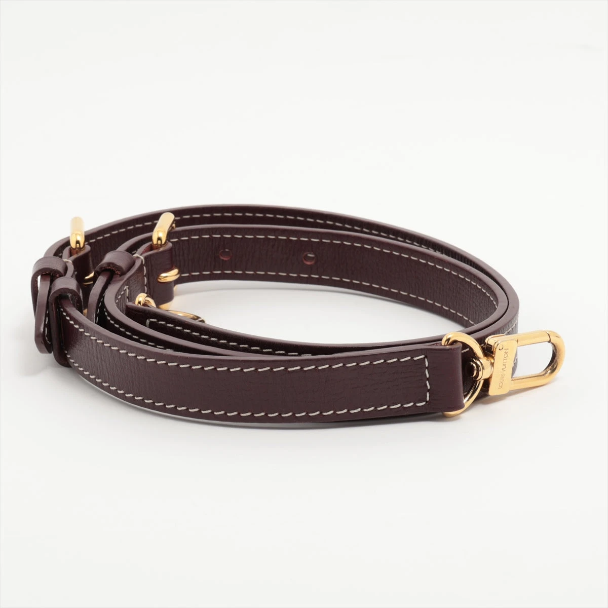 Louis Vuitton レザー ストラップ ブラウン ヴィトン ショルダーストラップ レザー ブラウン A3504536｜中古