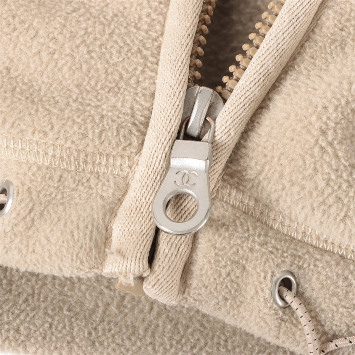 CHANEL◆スポーツライン/シャネルスポーツ/パーカー/40/ポリエステル/WHT CHANEL(シャネル) / スポーツライン/シャネルスポーツ/パーカー
