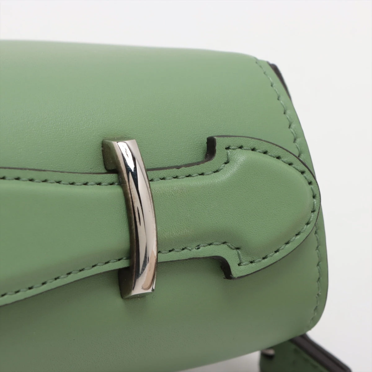 グッチ プチGG レザー 2WAYショルダーバッグ グリーン 739722 A3503313  