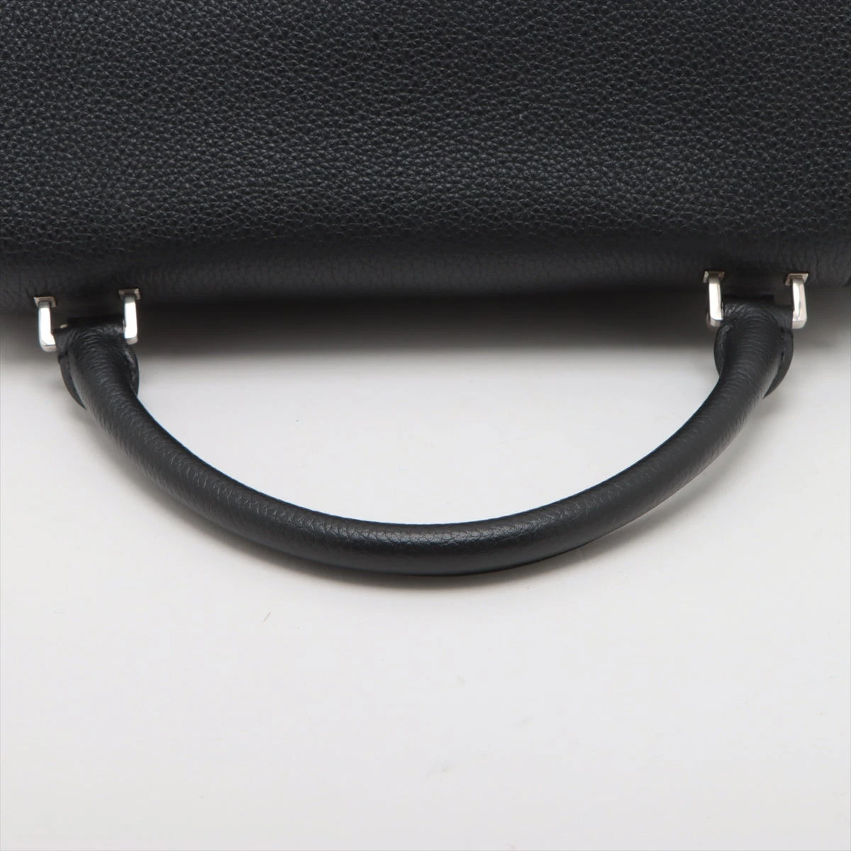 セリーヌ トラペーズ レザー×スエード 2WAYハンドバッグ ブラック