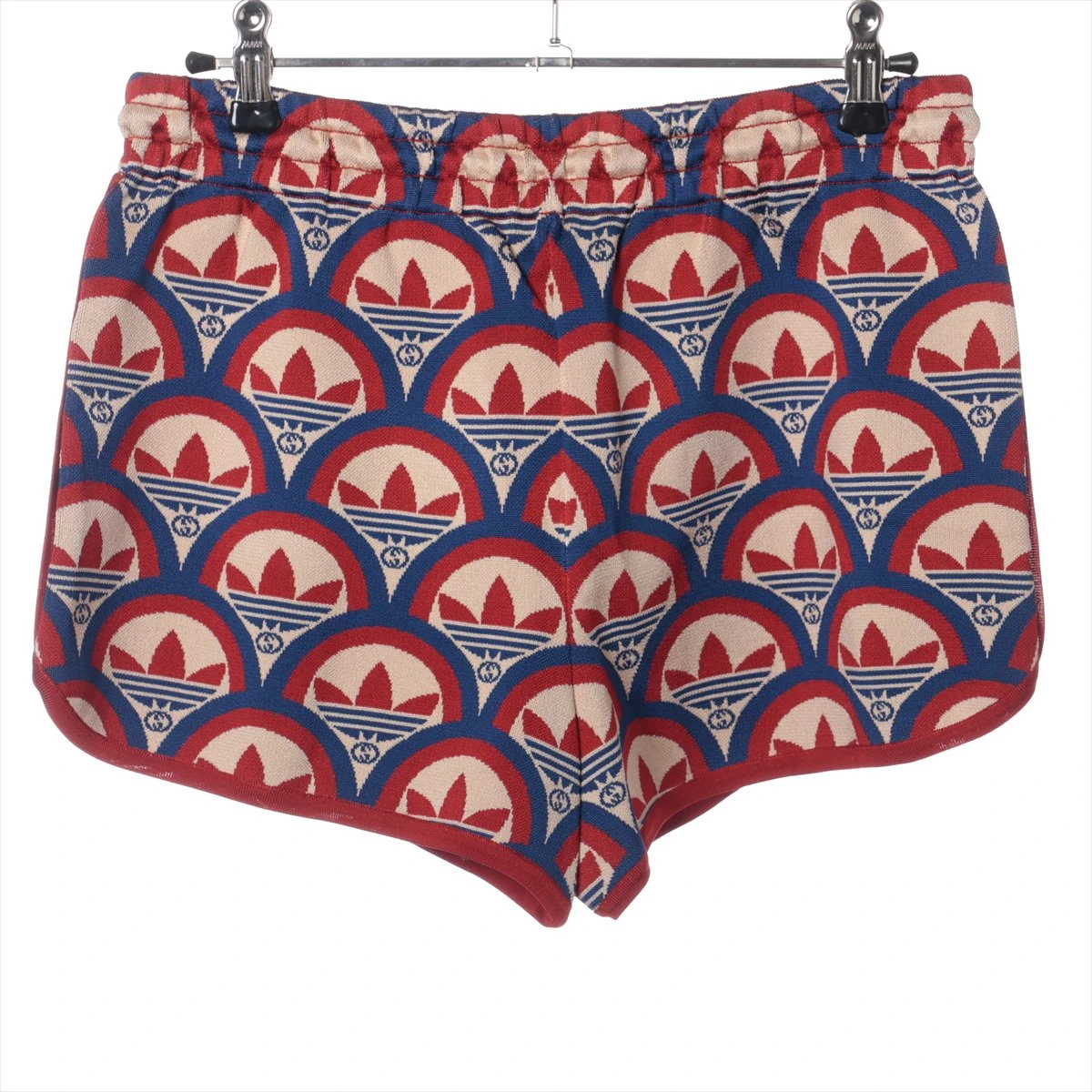 グッチ×アディダス GG レーヨン×ナイロン ショートパンツ S レディース